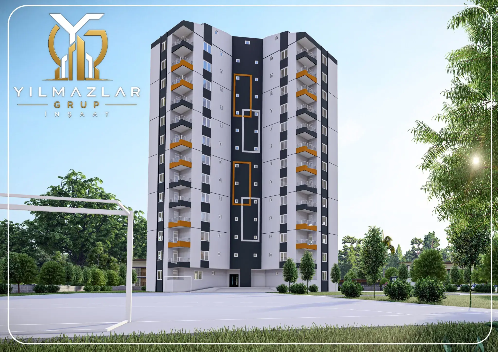 Ören Sitesi arka cephe 3D renklendirme çalışması