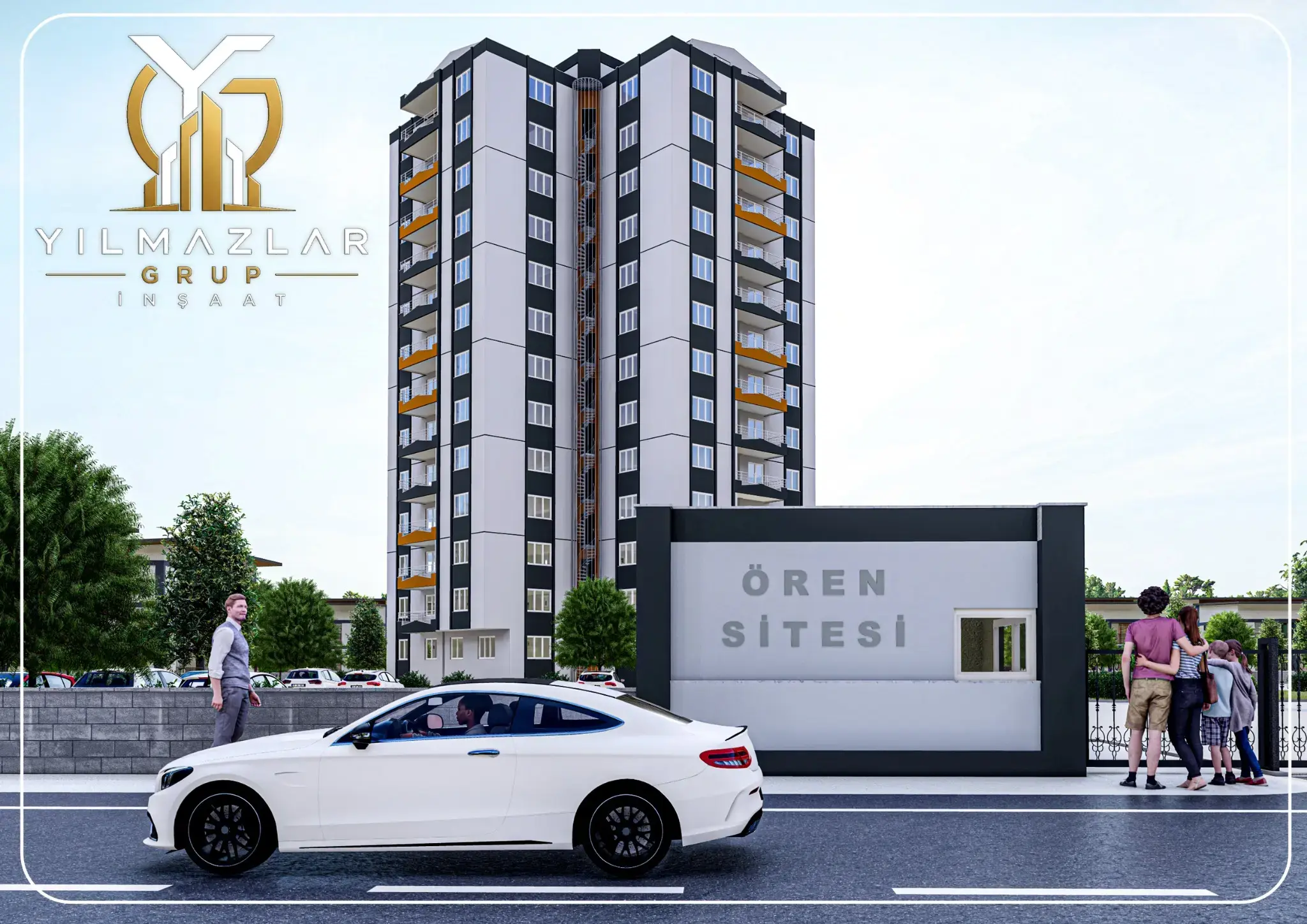 Ören Sitesi ön cephe 3D renklendirme çalışması