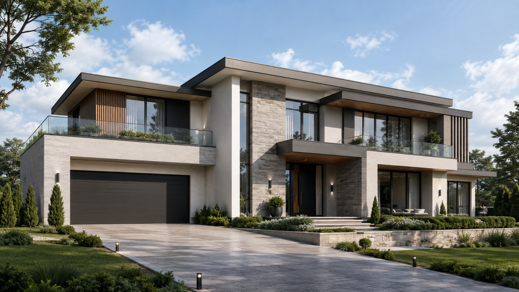 Yılmazlar Grup İnşaat modern villa projesi